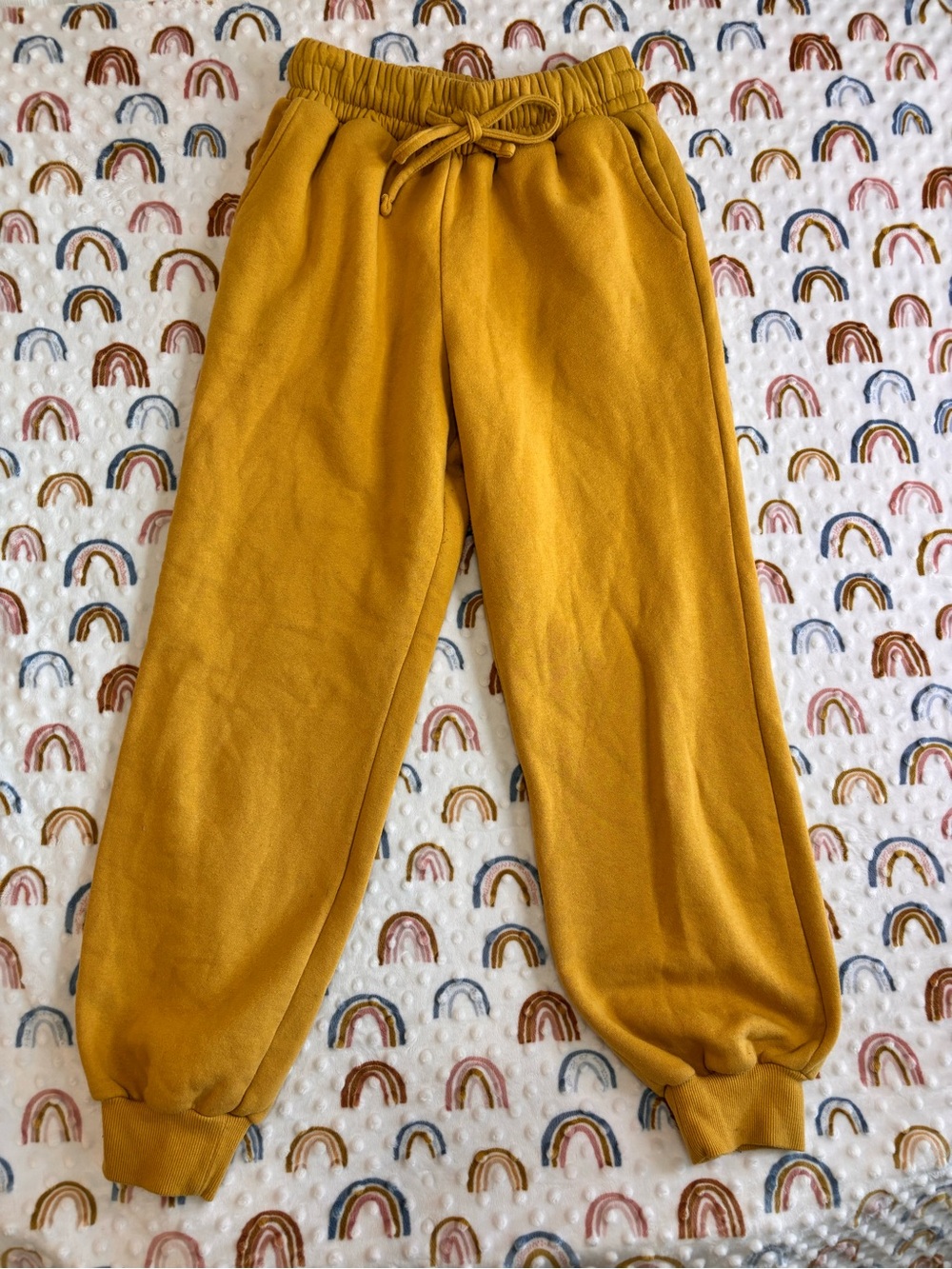 Zenana Outfitters Mustard Jogger Pants for Kids
